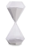 Bey-berk 45-minute Hourglass Sand Timer In Grey