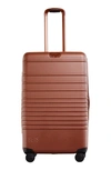 Beis 26-inch Rolling Spinner Suitcase In Maple