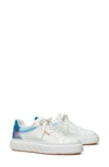 Tory Burch Ladybug Sneaker In White/iridescent/coral Blue