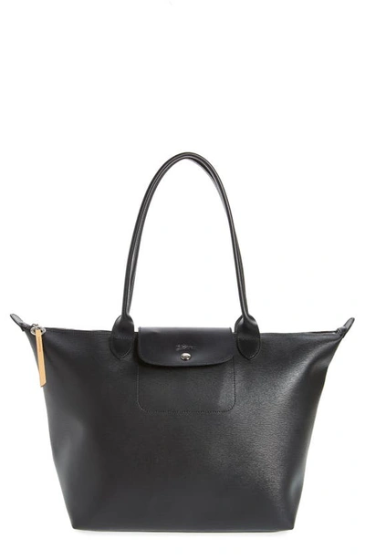 Longchamp Le Pliage City - Shopping Bag S In Black