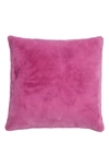 Apparis Tim Faux Fur Pillowcase In Pink