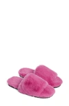 Apparis Diana Faux-fur Slippers In Sugar Pink