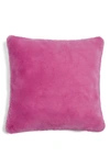 Apparis Brenn Faux Fur Pillowcase In Pink