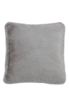 Apparis Brenn Faux Fur Pillowcase In Smoke