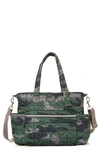 Twelvelittle Babies' Companion Carry Love Quilted Diaper Bag In Camo
