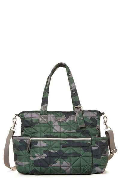 Twelvelittle Babies' Companion Carry Love Quilted Diaper Bag In Camo