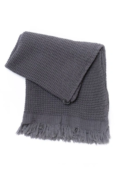 House No.23 Ella Hand Towel In Anthracite