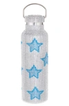 Collina Strada Crystal Embellished Insulated Water Bottle In Blue Star