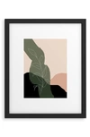 Deny Designs Boho Framed Art Print In Black Frame