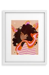 Deny Designs Thirtyone Illustrations Framed Art Print In White Frame