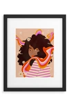 Deny Designs Thirtyone Illustrations Framed Art Print In Black Frame