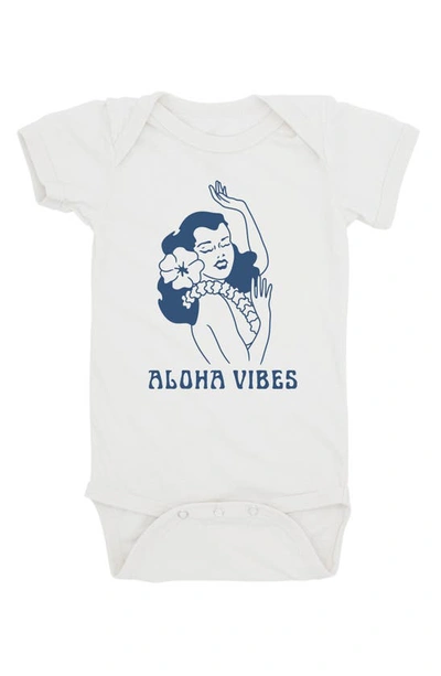 Feather 4 Arrow Babies' Aloha Vibes Cotton Bodysuit In White