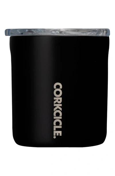 Corkcicle Buzz Cup 12-ounce Insulated Tumbler In Matte Black