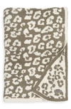 Barefoot Dreams In The Wild Throw Blanket In Eucalyptus/ Cream