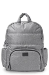 7 A.m. Enfant Bk718 Diaper Backpack In Heather Grey