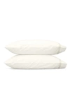 Matouk Lowell 600 Thread Count Pillowcase In Ivory/ivory