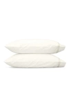 Matouk Lowell 600 Thread Count Pillowcase In Ivory/ Ivory