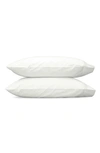 Matouk Lowell 600 Thread Count Pillowcase In Bone/ Bone