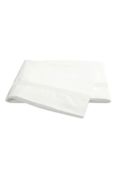 Matouk Lowell 600 Thread Count Flat Sheet In Bone/ Bone