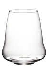 RIEDEL STEMLESS WINGS WHITE WINE GLASS
