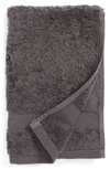 Matouk Lotus Fingertip Towel In Charcoal