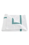 Matouk Lowell Duvet Cover In Aquamarine