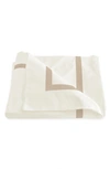 Matouk Lowell Duvet, Full/queen In Ivory/ Champagne