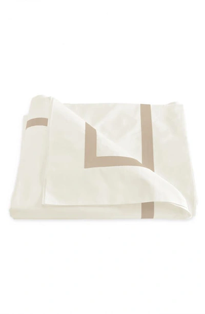 Matouk Lowell Duvet, Full/queen In Ivory/champagne