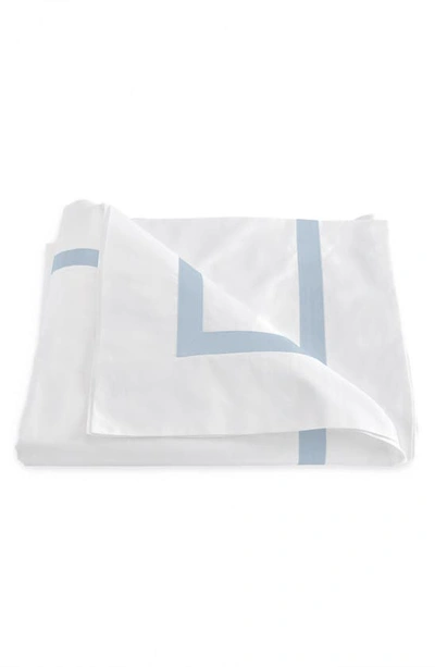 Matouk Lowell Duvet Cover In Blue