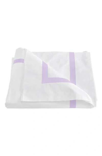 Matouk Lowell Duvet Cover In Violet