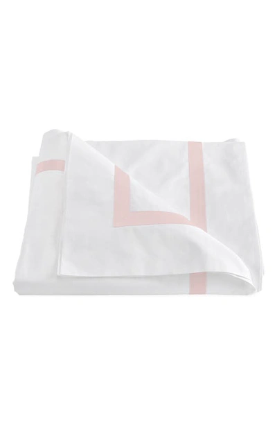 Matouk Lowell Duvet Cover In Pink