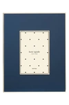 Kate Spade Make It Pop 4 X 6 Picture Frame In Navy