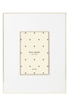 Kate Spade Make It Pop 4 X 6 Picture Frame In White