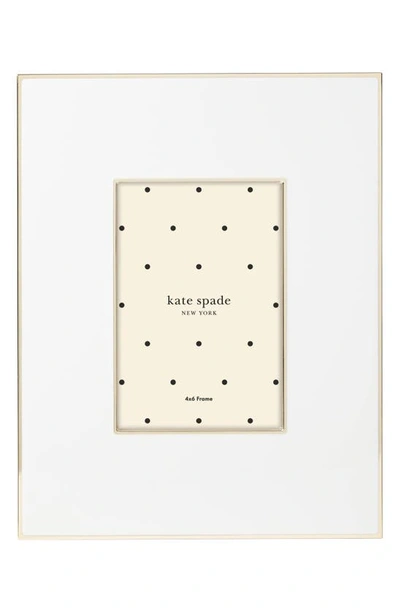 Kate Spade Make It Pop 4 X 6 Picture Frame In White