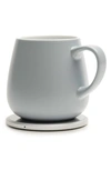Ohom Ui Plus Mug & Warmer Set In Gray