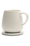Ohom Ui Plus Mug & Warmer Set In White