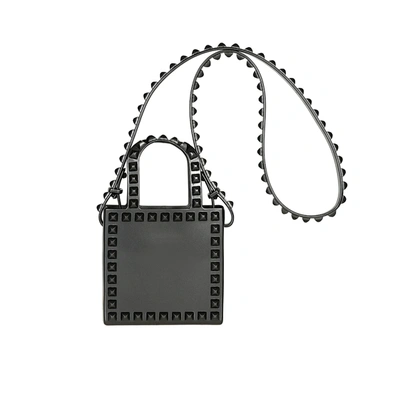 Carmen Sol Alice Mini Shoulder Bag In Gunmetal