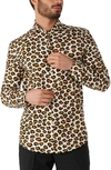 OPPOSUITS OPPOSUITS THE JAG TRIM FIT BUTTON-UP SHIRT
