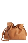 Loewe Flamenco Leather Clutch In Warm Desert 2586