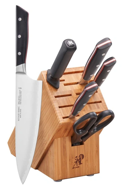 Miyabi Evolution 7-piece Knife Block Set In Silver