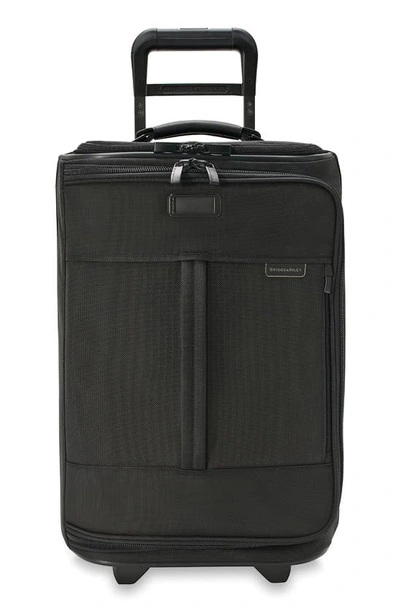 Briggs & Riley Baseline Global 2 Wheel Carry On Duffel Bag In Black