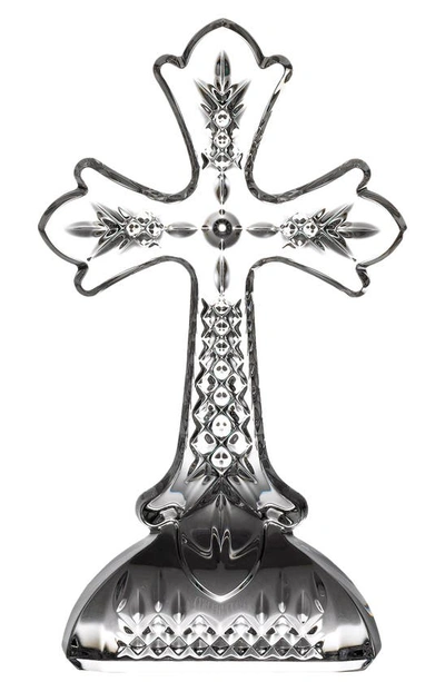 Waterford Lismore Standing Crystal Cross In Clear
