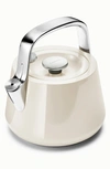 Caraway Whistling Tea Kettle In Cream