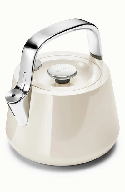 Caraway Whistling Tea Kettle In Cream