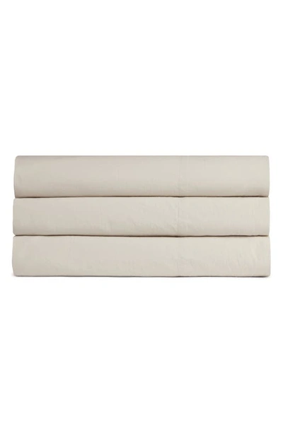 Parachute Cotton Percale Top Sheet In Sand