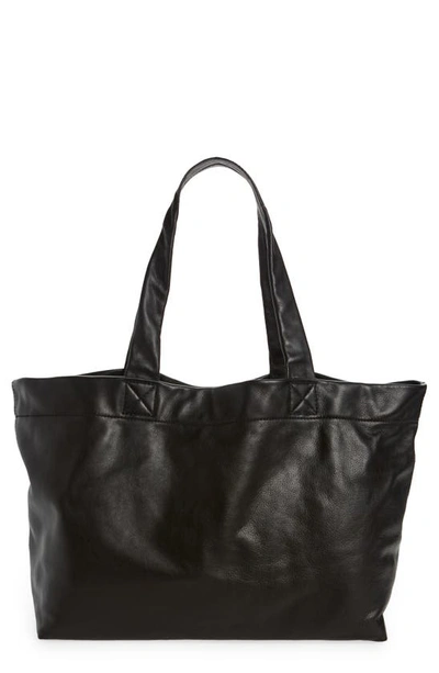 Madewell The Piazza Oversize Tote In True Black