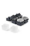 W&p Design Prism Ice Mold Tray In Charcoal