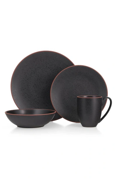 Nambe Taos 4-piece Place Setting In Black