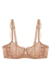 Journelle Isabel Balconette Bra In Amande