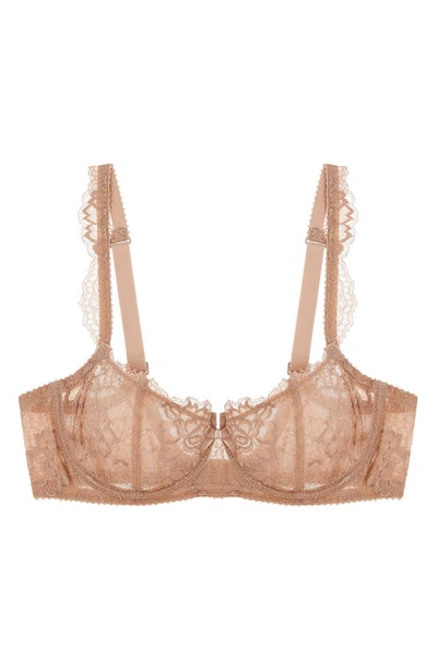 Journelle Isabel Balconette Bra In Amande